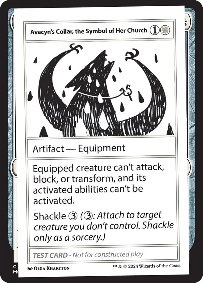 Avacyn's Collar, the Symbol of Her Church 509/390 (Mystery Booster 2 Playtest Cards)  | Good Games Modbury