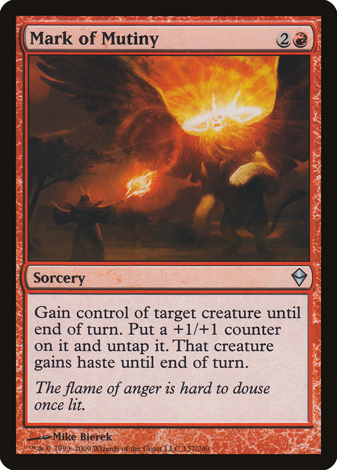 Mark of Mutiny [Zendikar] | Good Games Modbury
