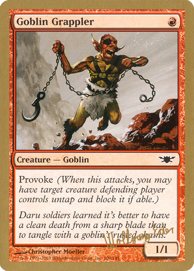 Goblin Grappler (Wolfgang Eder) [World Championship Decks 2003] | Good Games Modbury