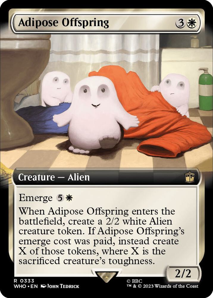 Adipose Offspring 333/331 (Universes Beyond: Doctor Who)  - Extended Art | Good Games Modbury
