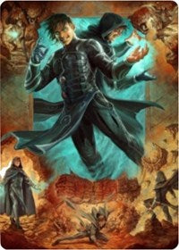 Jace, Mirror Mage 2 Art Card [Zendikar Rising Art Series] | Good Games Modbury