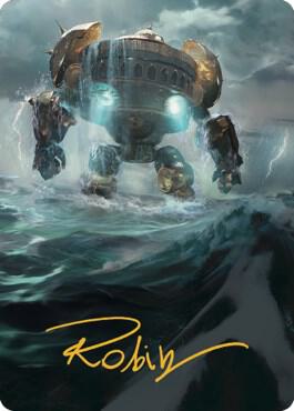 Island Art Card Gold Stamped Signature 49 (Art Series: The Brothers' War)  | Good Games Modbury