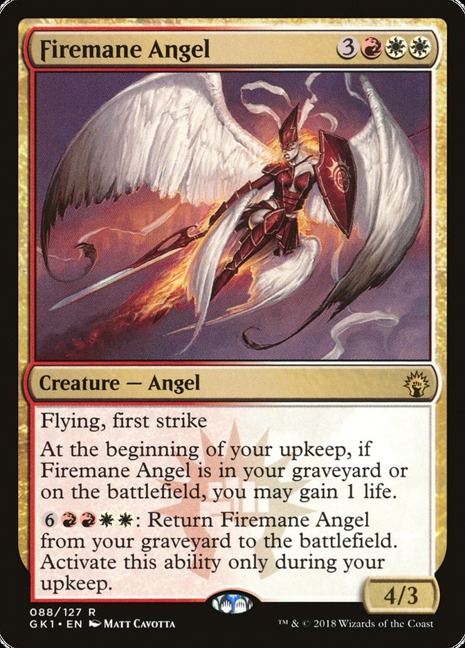 Firemane Angel [Guilds of Ravnica Guild Kit] | Good Games Modbury