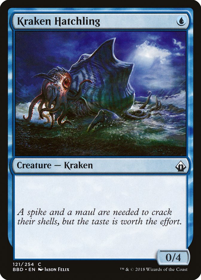 Kraken Hatchling 121/254 (Battlebond)  - Foil | Good Games Modbury