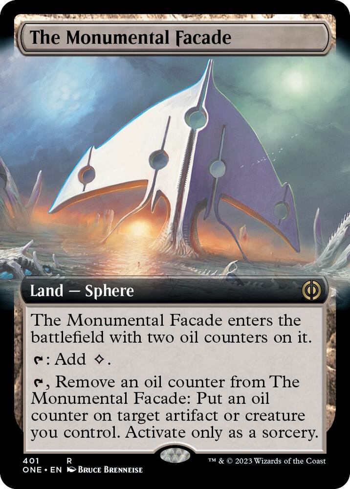 The Monumental Facade Extended Art 401/271 (Phyrexia: All Will Be One)  | Good Games Modbury