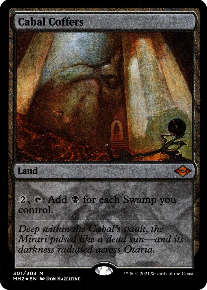 Cabal Coffers Foil Etched 301 (Modern Horizons 2)  - Foil | Good Games Modbury