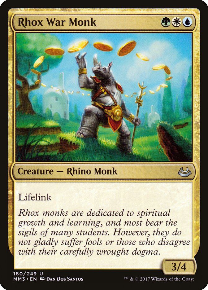 Rhox War Monk 180/249 (Modern Masters 2017)  - Foil | Good Games Modbury
