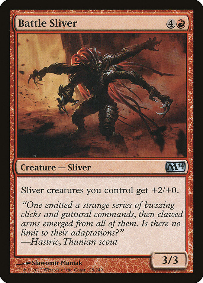 Battle Sliver 128/249 (Magic 2014 (M14))  - Foil | Good Games Modbury