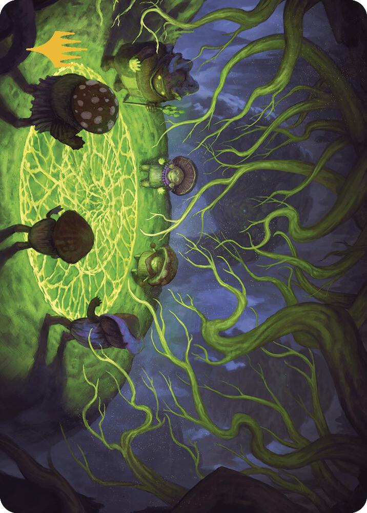 Growing Rites of Itlimoc Art Card Gold Stamped Planeswalker Symbol 26 (Art Series: The Lost Caverns of Ixalan)  | Good Games Modbury