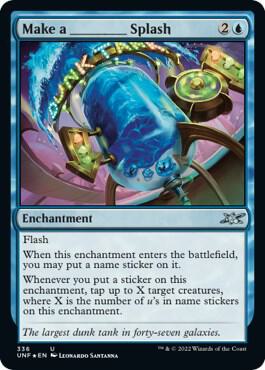 Make a _____ Splash Galaxy Foil 336/244 (Unfinity)  - Foil | Good Games Modbury