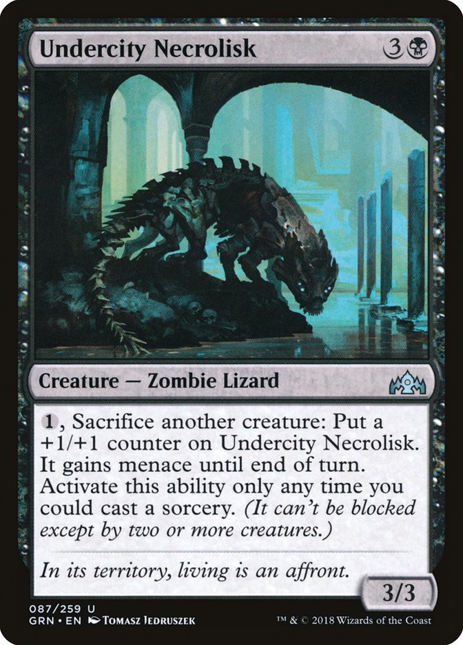 Undercity Necrolisk [Guilds of Ravnica] | Good Games Modbury