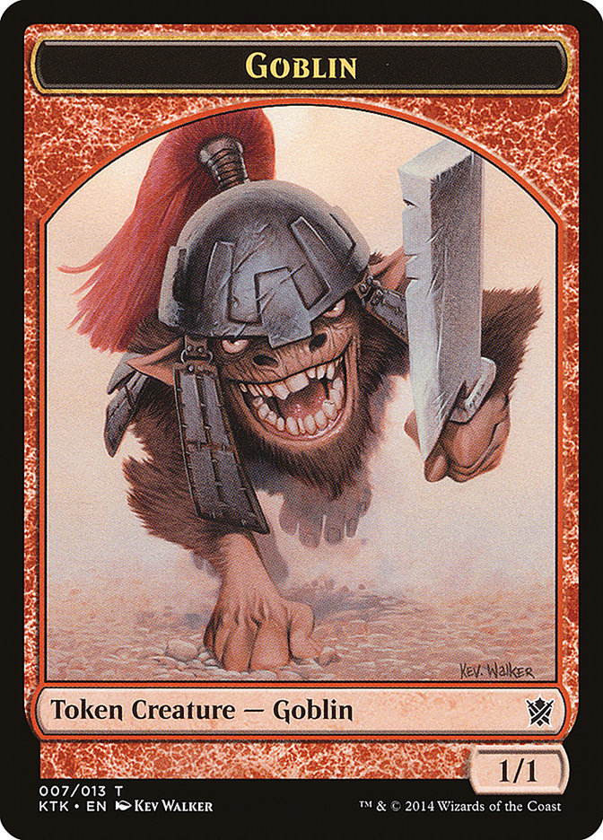 Goblin Token [Khans of Tarkir Tokens] | Good Games Modbury