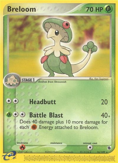 Breloom (16/109) [EX: Ruby & Sapphire] | Good Games Modbury