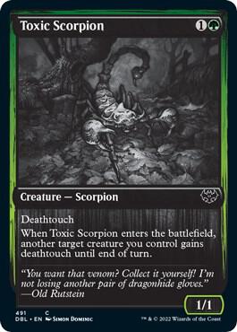 Toxic Scorpion 491 (Innistrad: Double Feature)  - Foil | Good Games Modbury