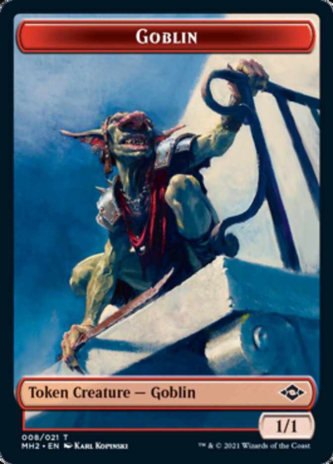 Goblin // Squirrel Double-Sided Token [Modern Horizons 2 Tokens] | Good Games Modbury