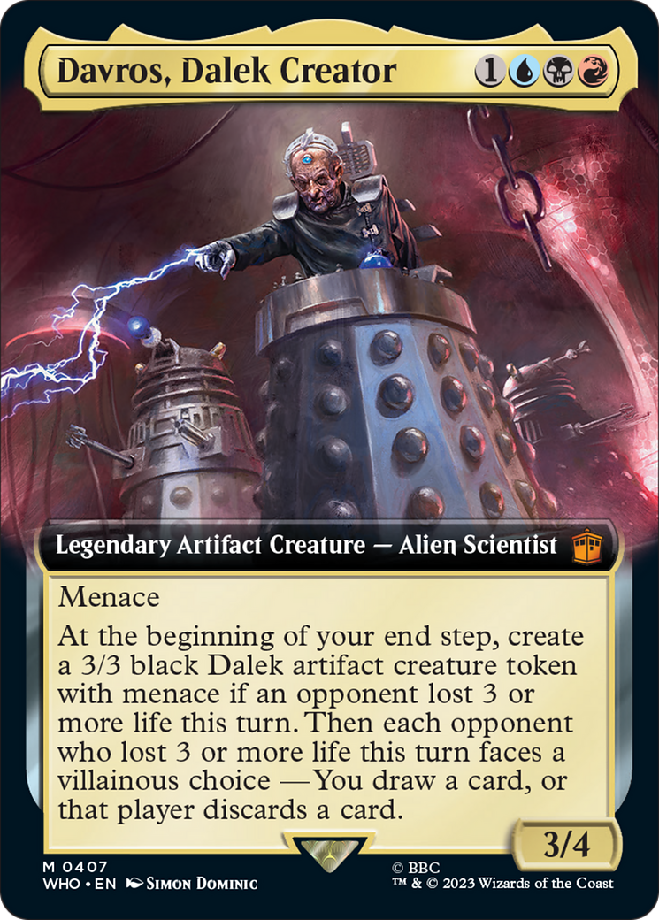 Davros, Dalek Creator (Extended Art) [Doctor Who] | Good Games Modbury