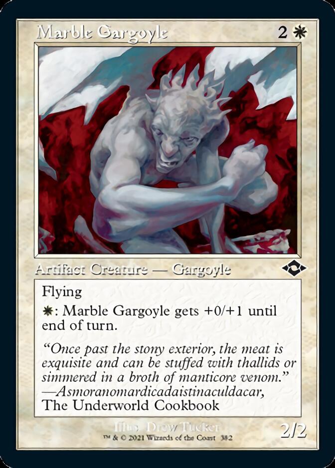 Marble Gargoyle (Retro Foil Etched) [Modern Horizons 2] | Good Games Modbury