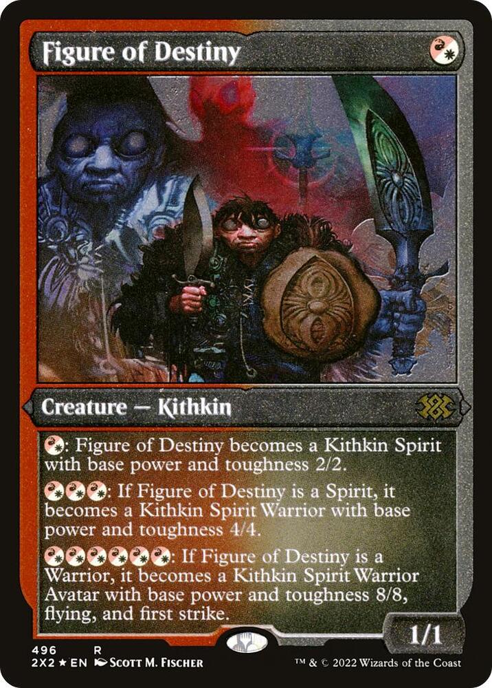 Figure of Destiny Foil Etched 496 (Double Masters 2022)  - Foil | Good Games Modbury