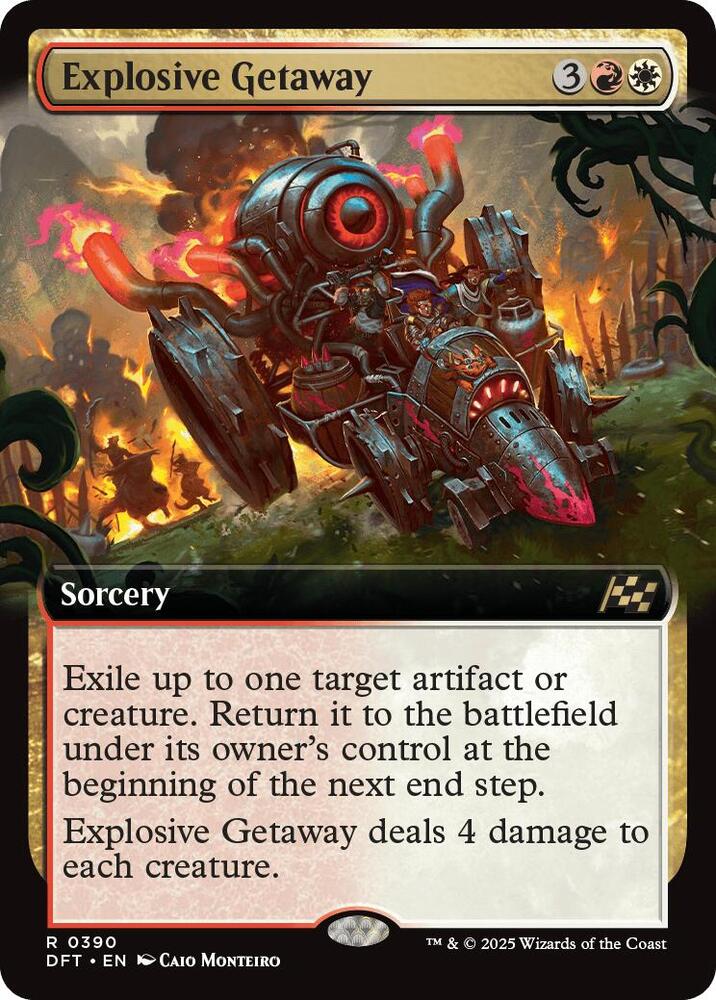 Explosive Getaway 390/291 (Aetherdrift)  - Extended Art Foil | Good Games Modbury