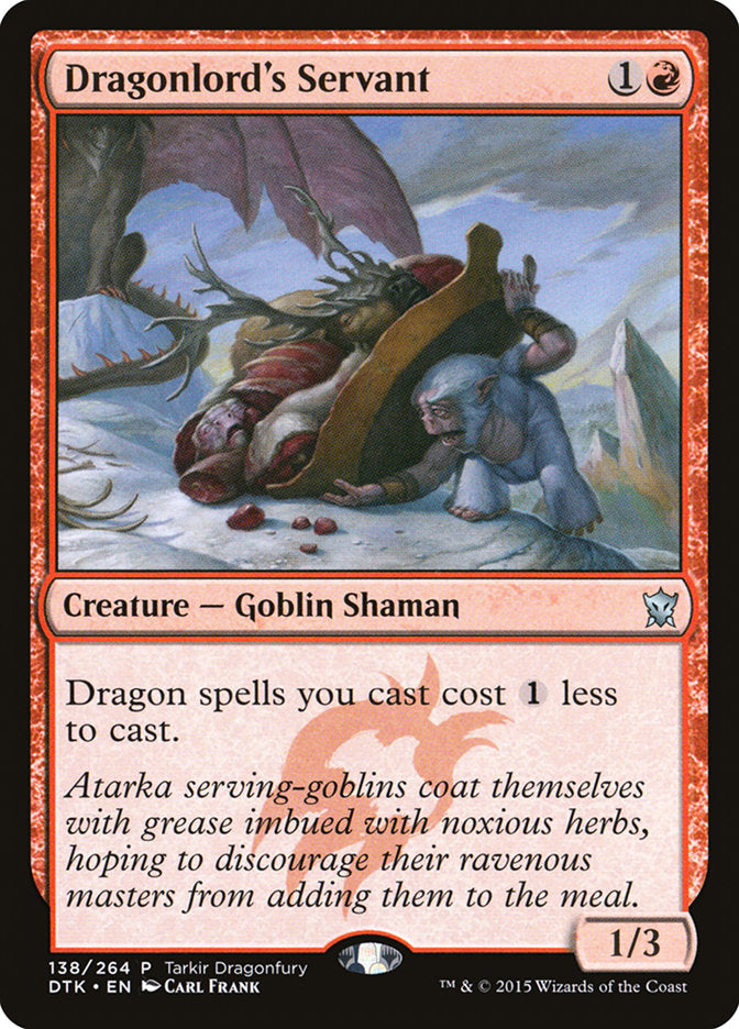 Dragonlord's Servant (Promo) [Tarkir Dragonfury] | Good Games Modbury