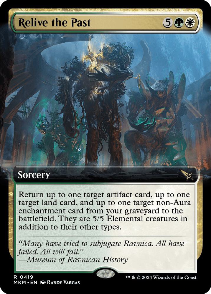 Relive the Past 419/286 (Murders at Karlov Manor)  - Extended Art Foil | Good Games Modbury