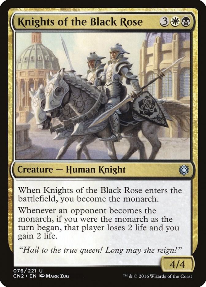 Knights of the Black Rose 76/221 (Conspiracy: Take the Crown)  - Foil | Good Games Modbury