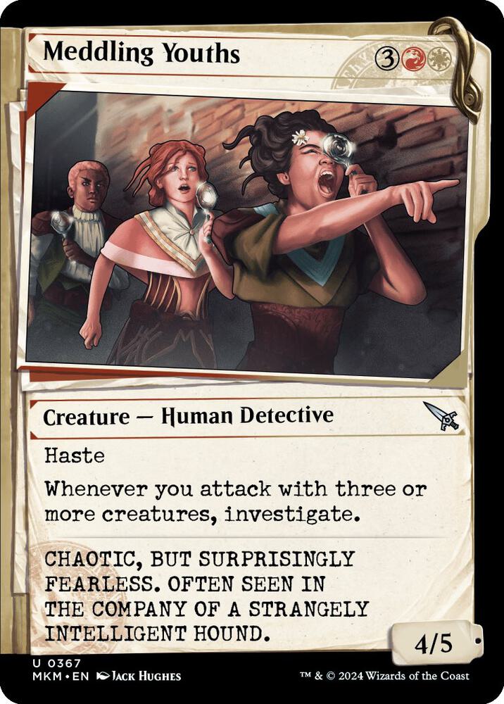 Meddling Youths 367/286 (Murders at Karlov Manor)  - Showcase Foil | Good Games Modbury