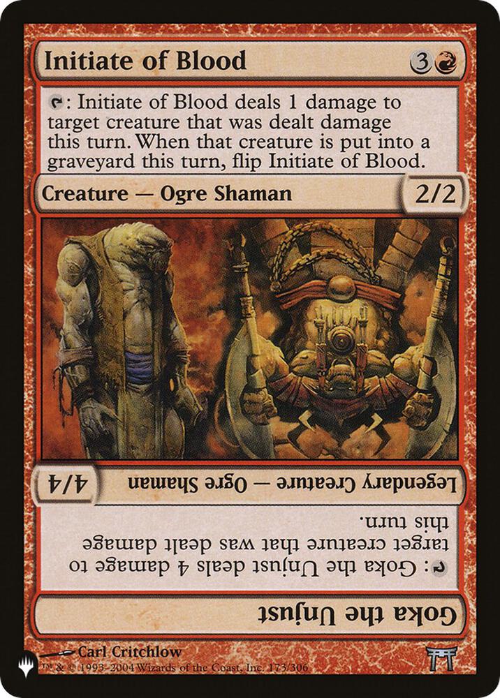 Initiate of Blood Goka the Unjust 173/306 (The List Reprints)  | Good Games Modbury
