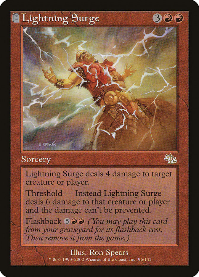 Lightning Surge 96/143 (Judgment)  - Foil | Good Games Modbury