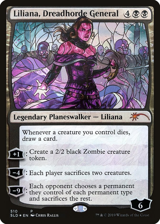 Liliana, Dreadhorde General (Stained Glass) [Secret Lair Drop Promos] | Good Games Modbury