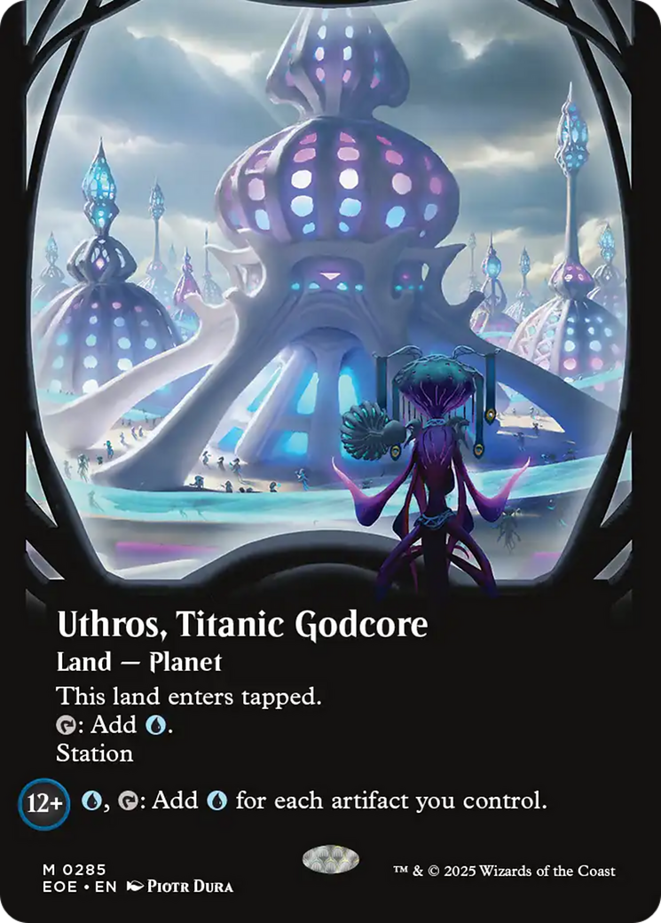 Uthros, Titanic Godcore (Borderless) [Edge of Eternities] | Good Games Modbury