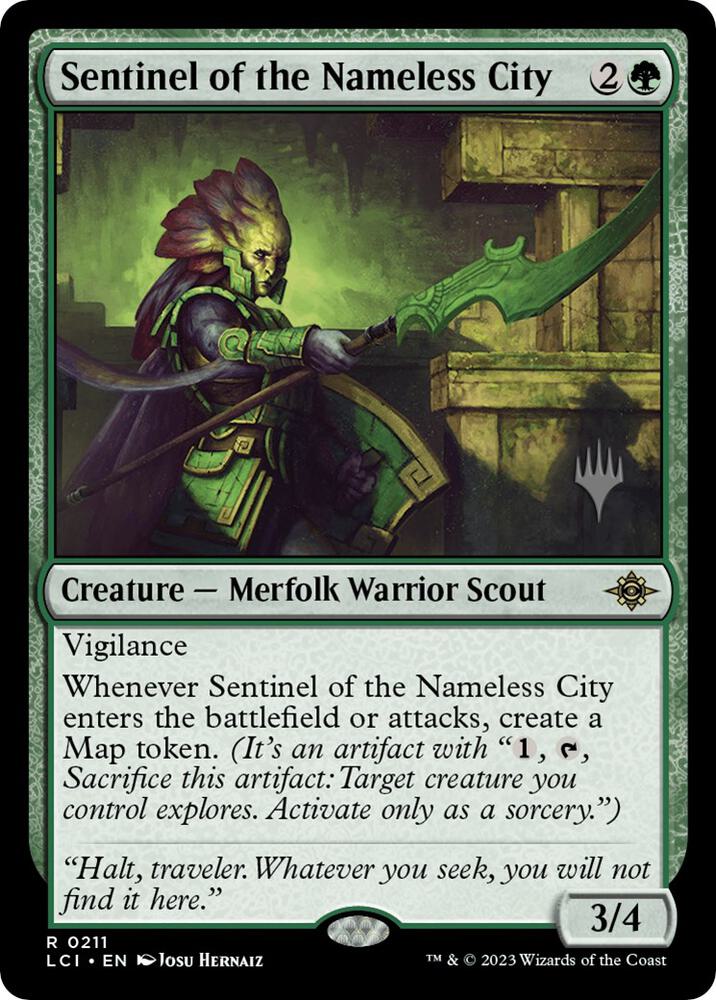 Sentinel of the Nameless City 211p/138 (Promo Pack: The Lost Caverns of Ixalan)  - Foil | Good Games Modbury