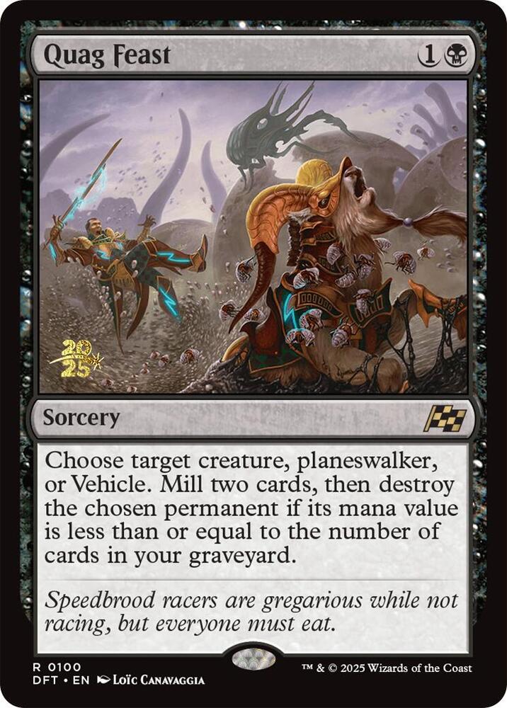 Quag Feast 100s/160 (Prerelease Cards)  - Foil | Good Games Modbury