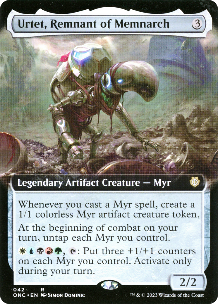 Urtet, Remnant of Memnarch (Extended Art) [Phyrexia: All Will Be One Commander] | Good Games Modbury