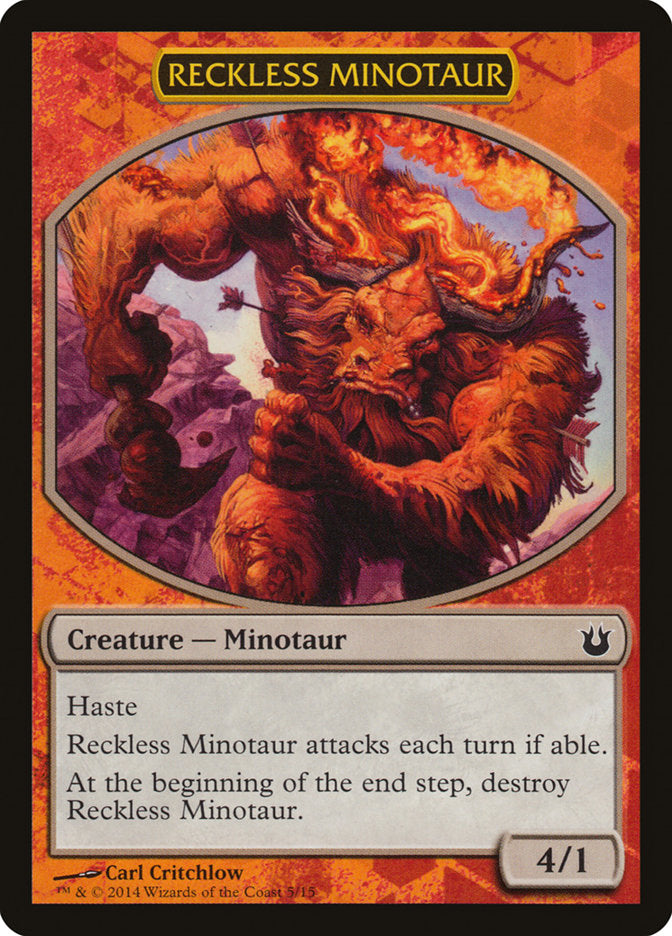 Reckless Minotaur [Born of the Gods Battle the Horde] | Good Games Modbury