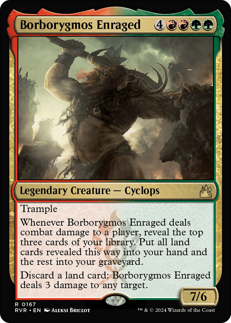 Borborygmos Enraged [Ravnica Remastered] | Good Games Modbury