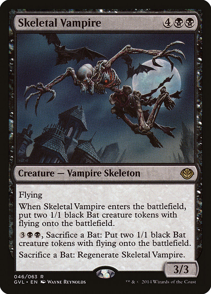 Skeletal Vampire (Garruk vs. Liliana) [Duel Decks Anthology] | Good Games Modbury