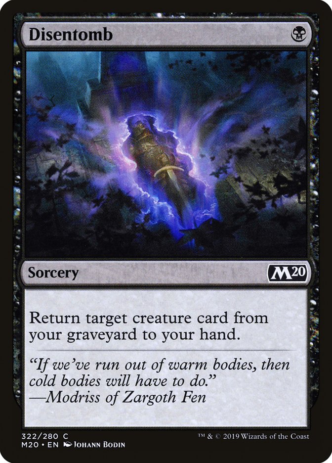 Disentomb [Core Set 2020] | Good Games Modbury