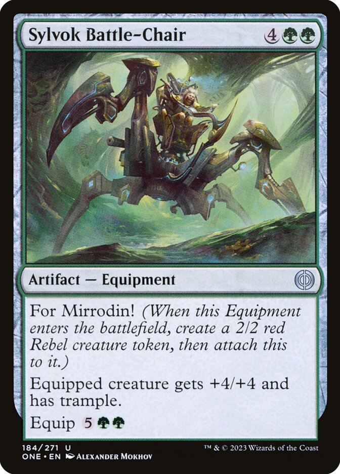Sylvok Battle-Chair 184/271 (Phyrexia: All Will Be One)  | Good Games Modbury