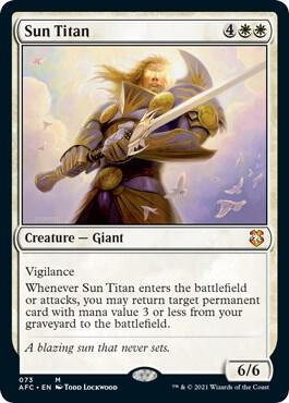 Sun Titan 73/62 (Commander: Adventures in the Forgotten Realms)  | Good Games Modbury