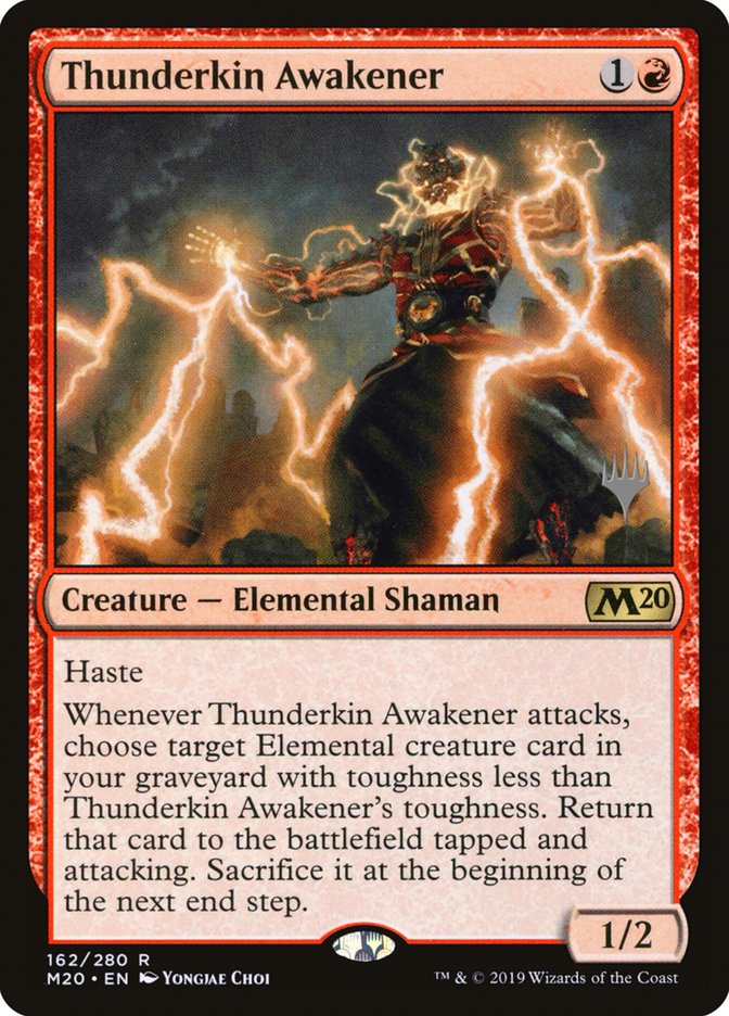 Thunderkin Awakener (Promo Pack) [Core Set 2020 Promos] | Good Games Modbury