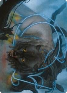 Bind the Monster Art Card 11 (Art Series: Kaldheim)  | Good Games Modbury