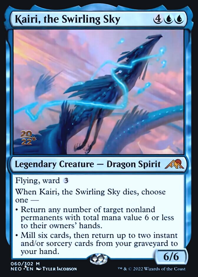 Kairi, the Swirling Sky [Kamigawa: Neon Dynasty Prerelease Promos] | Good Games Modbury