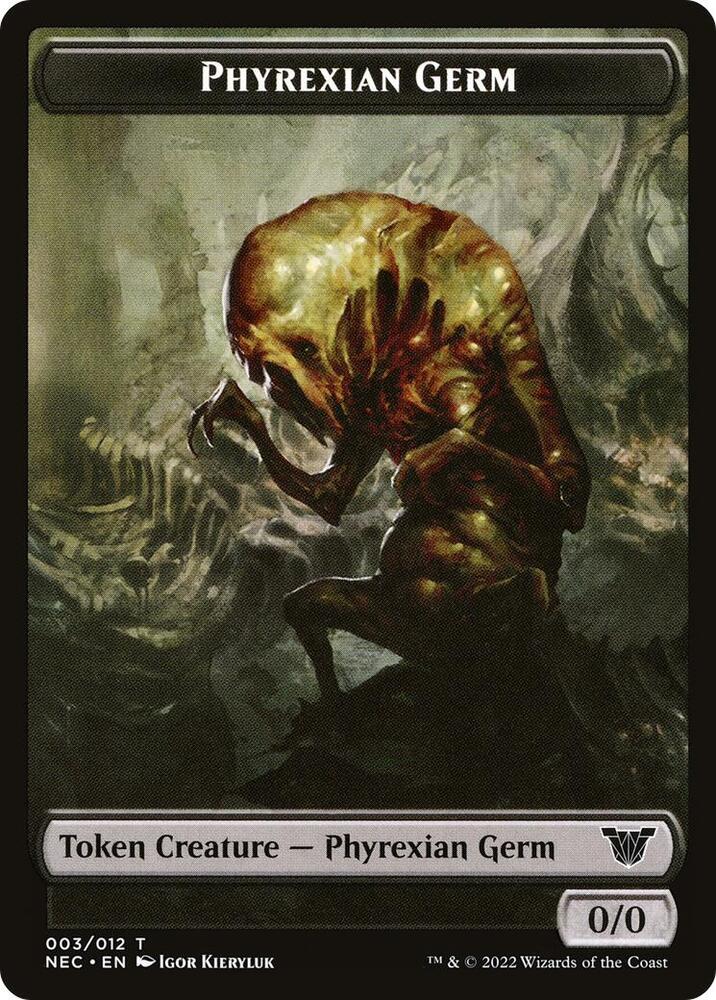 Phyrexian Germ // Spirit Double Sided Token 3 // 2 (Commander: Kamigawa: Neon Dynasty)  | Good Games Modbury