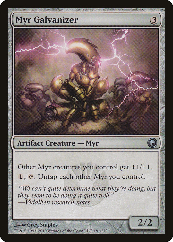 Myr Galvanizer [Scars of Mirrodin] | Good Games Modbury