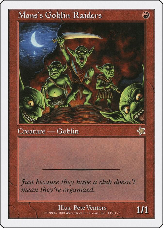 Monss Goblin Raiders 112/173 (Starter 1999)  | Good Games Modbury