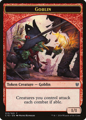 Goblin // Zombie Double-Sided Token [Commander 2016 Tokens] | Good Games Modbury