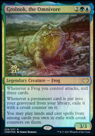 Grolnok, the Omnivore [Innistrad: Crimson Vow Prerelease Promos] | Good Games Modbury