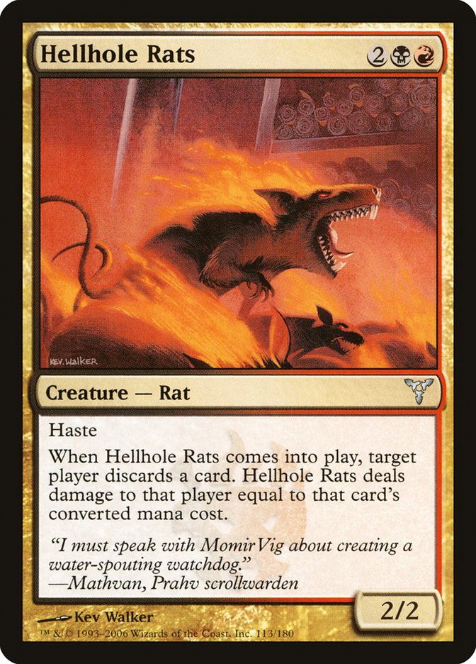 Hellhole Rats 113 (Dissension)  - Foil | Good Games Modbury