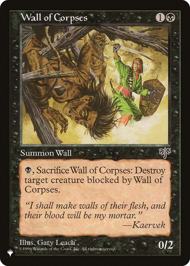 Wall of Corpses [The List Reprints] | Good Games Modbury